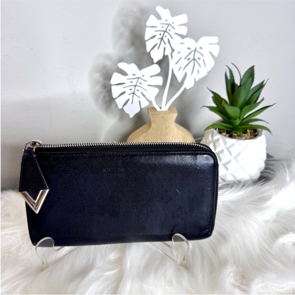 Louis Vuitton Portefeuille Comet Black Leather Wallet
